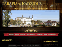 Tablet Screenshot of parafiakadzidlo.pl